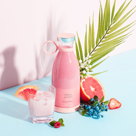 350ML Electric Juicer Blender Mixer USB Rechargeable Machine Household Portable Blender Maker Cup Kitchen Tool Kit - ShopSphere