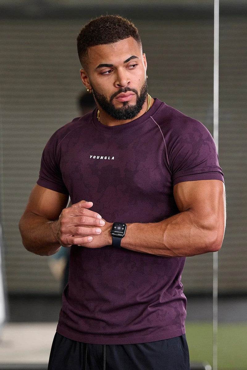 Workout Clothes Camouflage Sports T-shirt Men - ShopSphere